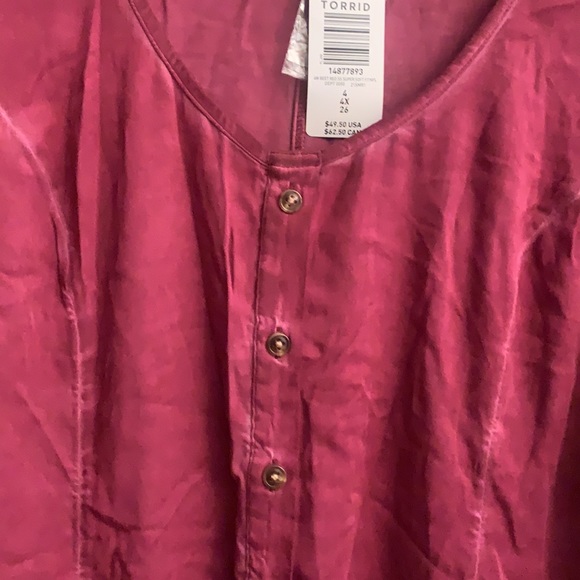 NWT Torrid top boho style so pretty - Picture 8 of 8